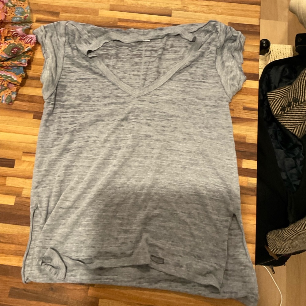 Free people distressed t shirt